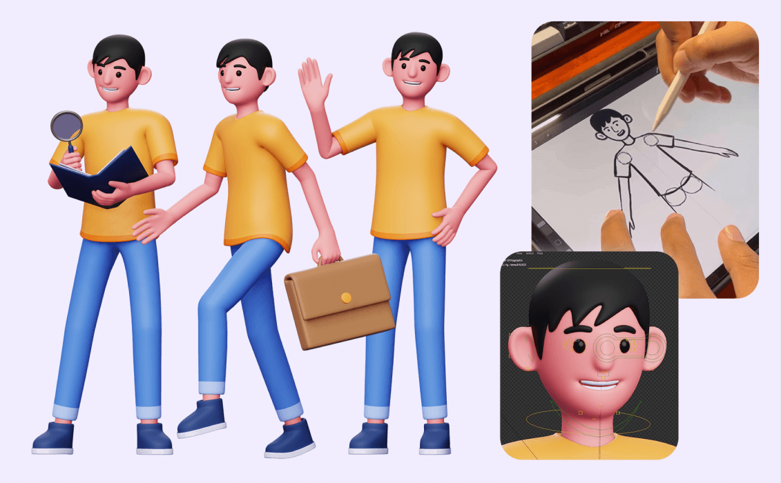 Kelas Mastering Blender 3D: Character Set Design di BuildWith Angga